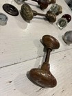 Vintage Mixed Lot Door Knobs Brass Glass Steel Porcelain    Hardware Restoration