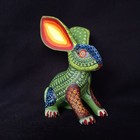 Gorgeous Oaxacan Wood Carving Rabbit Alebrije  Mexican Folk Art 