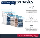 Amazon Basics Vacuum Storage Bags For Clothes  Space Saving Compression Storage