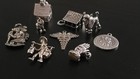 Vintage Sterling Silver Charm Lot 9 Charms Caduceus St Christopher Praying Hands