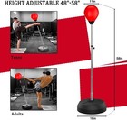 Punching Bag With Stand  Boxing Bag For Teens   Adults  Speed Bag For Training