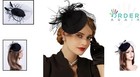 Fascinators Hat Women Veil Pillbox Vintage Style Tea Party Headwear