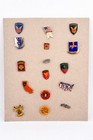 Vintage Us Army Airborne Military Enamel Pin Lot Vietnam Era Patriotic