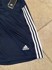 New Adidas Climalite 3 Stripes Navy Blue Basketball Shorts Men s Large Nwt