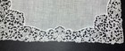 Antique Handmade Belgian Duchesse Lace Handkerchief - Very Nice  Condition