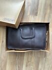 Coach Vintage Embassy Briefcase  Mahogany Brown Leather  New In Box- Rare Find 