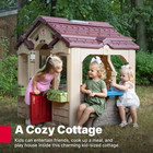 Step2 Charming Cottage Kids Playhouse  Indoor And Outdoor Clubhouse Playset  Int