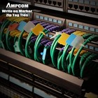  Nylon Cable Zip Ties With Marker  Self-locking Written-on Cable Mark Ties 
