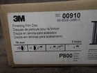 Case Of 200 New 3m 00910 Hookit 260l Finishing Film Discs 3  P800 Grit  o22 