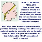 Monique Doll Wig  kayla  Ginger  Blonde  Strawberry Size 10 11 12 13 14 15