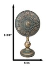 Greek Astrological Horoscopes Zodiac Constellations Sun Moon Plaque Stand Decor