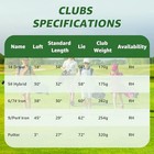 5 6 Pieces Kids Golf Club Set  Junior Golf Club Set 45   54 Inches 6   10 Ages  Red