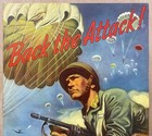 1943 Back The Attack  Buy War Bonds 3rd War Loan Poster Schreiber Wwii 14 x10 