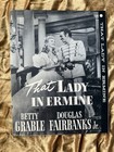     Vintage Movie Pressbook Lot     Betty Grable  Ginger Rogers Rare 1940s-50s         