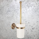  Vintage Antique Copper Brush Set Wall Mounted Bowl Brush Kit For Bathroom Home