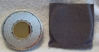 Vintage Pilcher Usa Gold Silver Swirl Powder Makeup Mirror Compact Unused