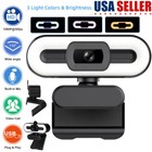 Webcam Full Hd 1080p For Pc Desktop laptop Auto Focus Web Camera With Microphone