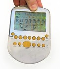 2008 Radica Big Screen Solitaire Handheld 2 Games In 1 Lighted Working Yellow 
