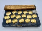 16 Pcs Vintage Hammered Brass 3 To 1 Connectors Square 21x18mm Findings Ro-do