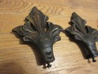 Four  4  Antique Architectural Salvage Cast Iron Fence Topper Finials