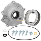 For 1997-2024 Honda Recon 250 Trx250 Rear Brake Backing Plate Panel   Shoes Kit