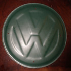 Vw Volkswagon Logo Embossed Metal Sign B w Wolfsburg Diameter 11 3 4  New