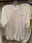 Walt Disney World Embroidered White Pink T-shirt 4 Parks Icons Map Adult Szs Nwt