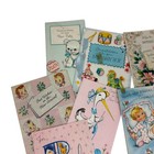 Lot Of 29 Vintage 50 s   60 s Baby Cards Baptism Birthday Scrapbooking Used
