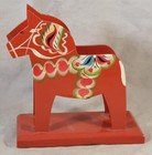 Vintage Dala Horse Napkin Holder Grannas Olssons Sweden