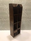 Vintage Wooden Thimble Miniatures Display Hanging Shelf-house Of Lloyd