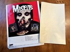 1995 Misfits - Vintage Official Fiend Club Sticker 6 x10    Merchandise Advert 