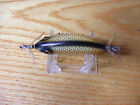 Beautiful Vintage Original Wooden Heddon Sos 140 In Shiner Scale