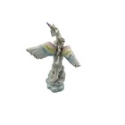 Vintage 1990s Resin Unicorn Figurine Rainbow Pearlized Y2k W  Rainbow
