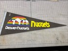      Denver Nuggets Skyline Nba Vintage Felt Pennant      Mile High Retro Vibes     