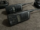 2x Motorola Uhf 16 Channel Two Way Radios Ru4160bkn9ba W batteries And Chsrgers
