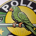 Vintage Polly Motor Oil Sign - Porcelain Advertisement Gasoline Pump Sign