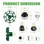 C-144kt-807 Wall Hydrant Complete Faucet Repair Kit For Prier C-144 C-244 Series