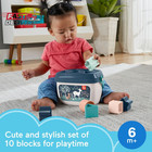 Fisher-price Baby s First Blocks     Navy Fawn  Set Of 10 Blocks For Stacking And
