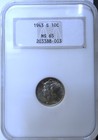 1943-s Mercury Dime  Ngc Ms65  Gem Bu  Gold Embossed Old Fatty Soap Bar Holder