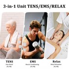Dual Channel Tens Ems Unit 40 Intensities For Gradual Pain Relief Therapy  24   