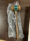 Vintage Wooden Judge Gavel Auctioneer Green Legal Lawyer Gifts Collectibles