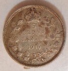 1916 Canada 5 Cents Lot 683