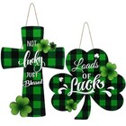  2 Pcs St  Patrick s Day Door Decorations Saint Patrick Day Wooden Sign For 
