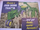 Vintage  John Deere Advertising Sheet - A Tractor    260  Corn  Picker -1951