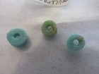 Amazonite Stone Trade Beads  mauritania  Circa 3000bp Lot Of 3