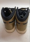 Air Jordan 1 Retro High Og Black Metallic Gold Sneakers Gs Size 6 5y