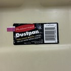 Dustpan Vintage Rubbermaid Dust Pan Heavy Rubber Almond Tan Retro