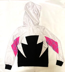 Bnwt Disney Store Ghost-spider Costume Zip Hoodie Kids Jacket Sz Large 9   10