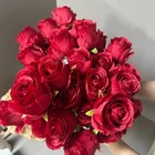 18x Red Silk Rose Artificial Flower Proposal Bouquet Home Decor Party Gift Usa
