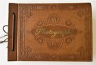 1940s Antique Photo Album Pottstown  Pa Store Nj Boardwalk Wwii General Xmas